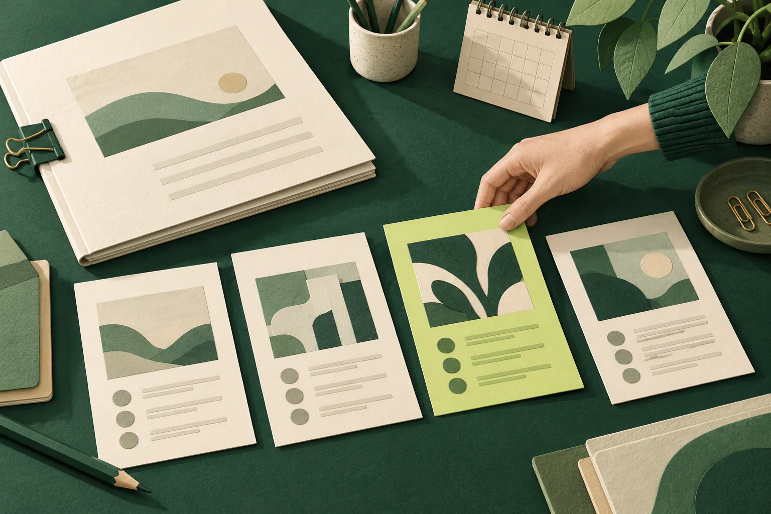 Editorial illustration of a small growth team mapping agency responsibilities and release capacity
